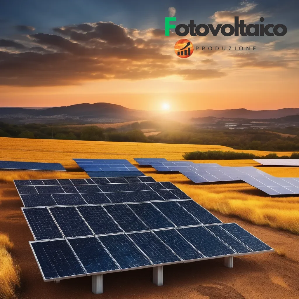 Pannelli fotovoltaici con accumulo installati su un tetto residenziale sotto un cielo sereno.