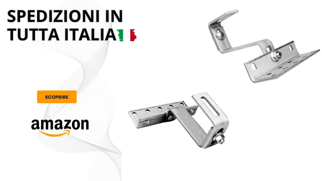Installazione pannelli solari discretà su coppi con staffa nera | Tecnologia Made in Italy | www.produzionefotovoltaico.com