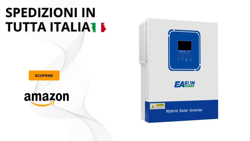 Guida installazione inverter ibrido solare 24v mppt: cablaggio pannelli e batterie