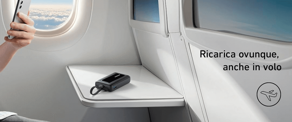 Anker Zolo Power Bank e Anker 26800 nel design portatile per zaino o tasca