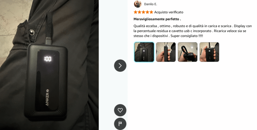 Anker Zolo Power Bank e Anker Solar PowerBank in uso durante un trekking