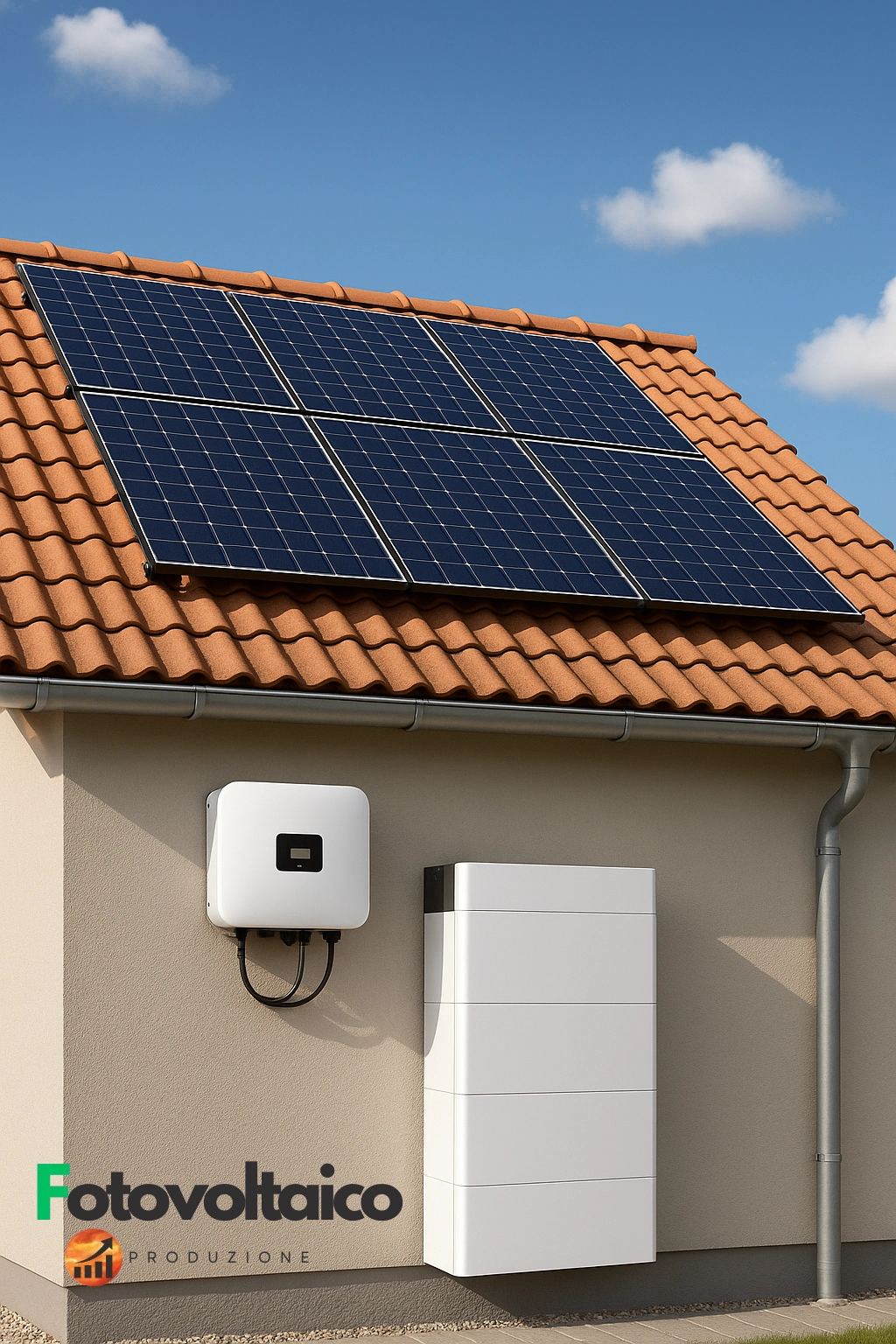 fotovoltaico 6 kW con accumulo 10 kW su tetto residenziale; quanto dura una batteria di accumulo da 10 kW, quanto costa una batteria di accumulo fotovoltaico da 10 kW, quanto costa una batteria Huawei da 10 kW