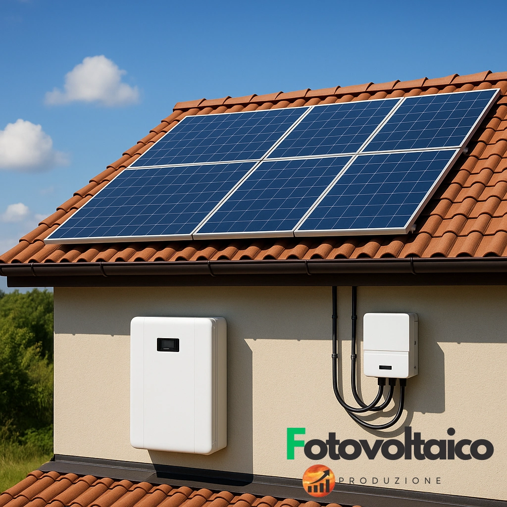 Impianto fotovoltaico con accumulo 6 kW costo, sistema solare con batterie per ottimizzare l'energia
