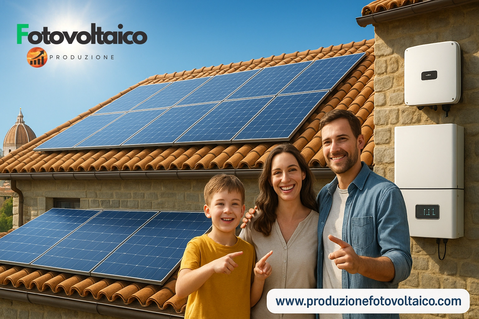 Impianto fotovoltaico 10 kW con accumulo installato a Firenze
