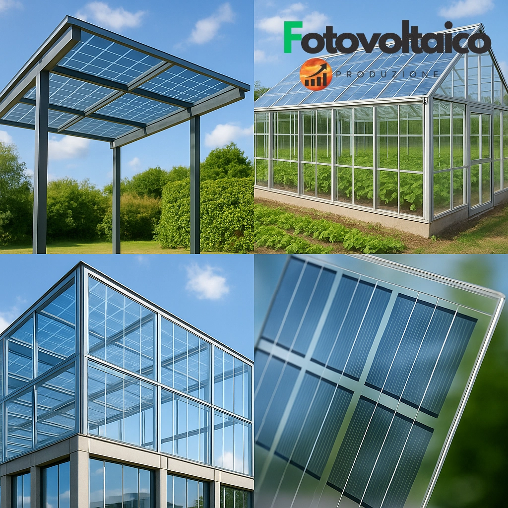 Pannelli fotovoltaici trasparenti prezzi 2025: costi e integrazione in pergolati e serre