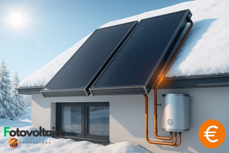 Pannelli solari termici ultima generazione per acqua calda: sistema senza boiler, accumulo interno integrato, funzionamento invernale e design compatto. Tecnologia efficiente e prezzi competitivi.