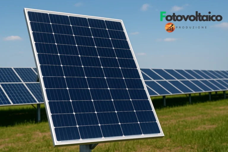 Pannelli solari per energia elettrica installati su un tetto residenziale con cielo sereno