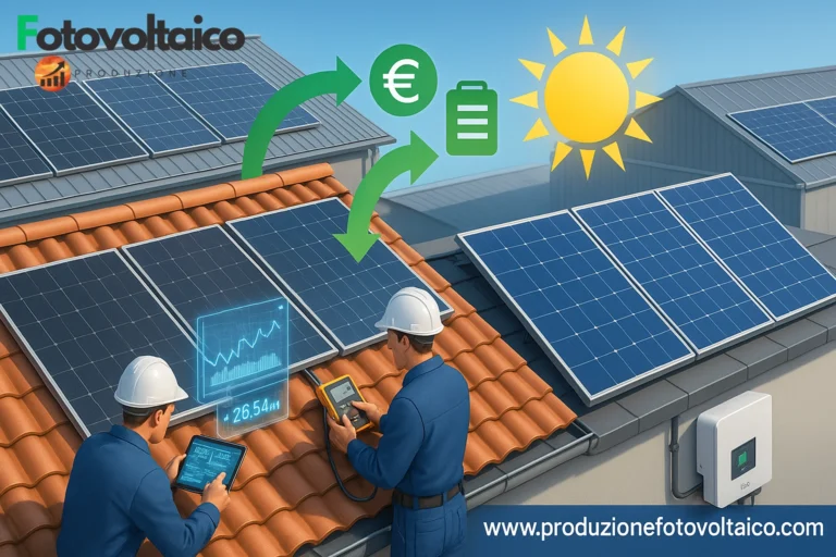 Revamping fotovoltaico con moduli aggiornati, incentivi 110 e detrazione 50% per impianti certificati GSE - ProduzioneFotovoltaico.com