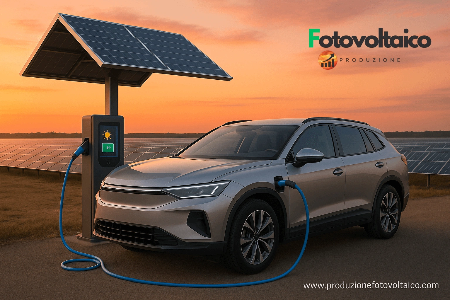 Auto elettriche in primo piano su una strada urbana, inclusa una 500 elettrica usata, una macchina elettrica cinese e una smart elettrica economica.