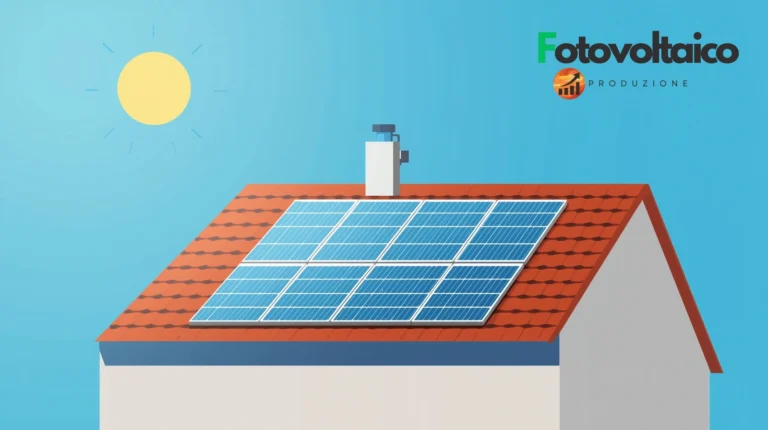 Un moderno impianto fotovoltaico da balcone installato sulla ringhiera di un appartamento per produrre energia solare in città.