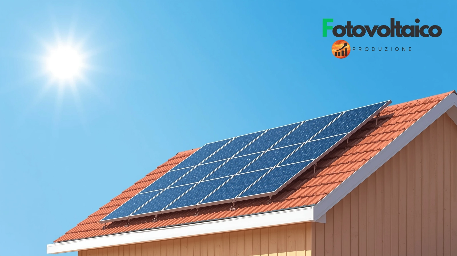 Schema tecnico di funzionamento di un impianto solare termico per acqua calda sanitaria con serbatoio di accumulo.